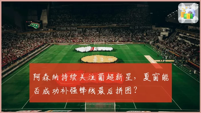 阿森纳持续关注葡超新星，夏窗能否成功补强锋线最后拼图？